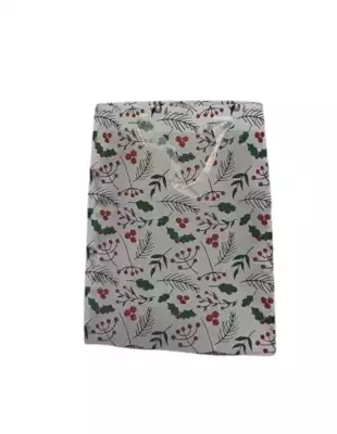 Новогодний подарочный пакет 33×25×12 см, мультиколор